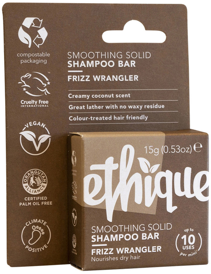 Ethique Bar Shampoo Soothing Solid Frizz Wrangler Nourishes Dry Hair