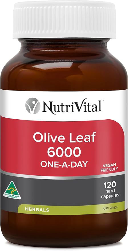 NutriVital Olive Leaf 6000 120 Capsules