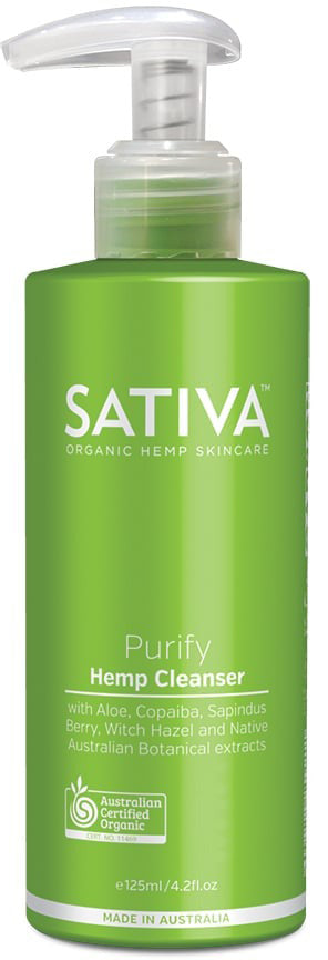 Sativa Organic Hemp Cleanser Purify 125ml