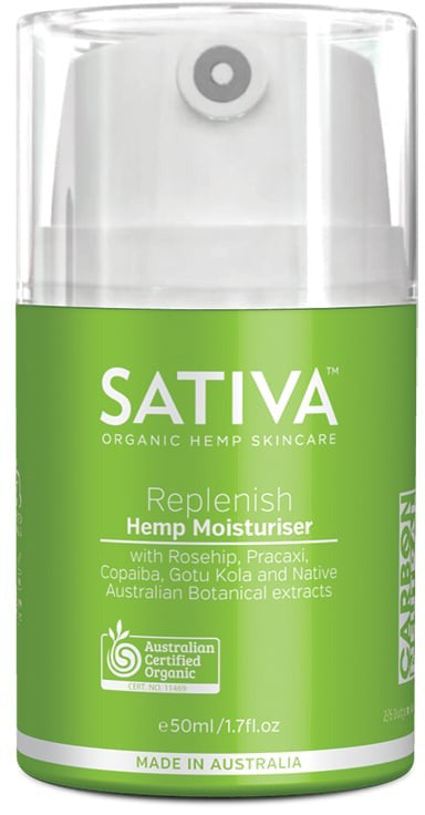 Sativa Organic Hemp Moisturiser Replenish 50ml