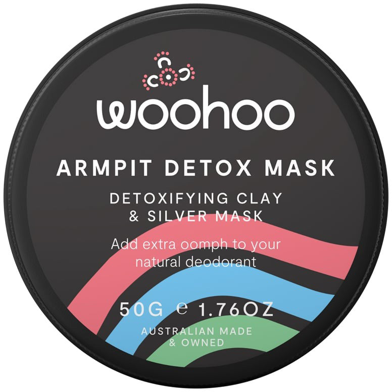 Woohoo Armpit Detox Mask (Detoxifying Clay & Silver Mask) 50g