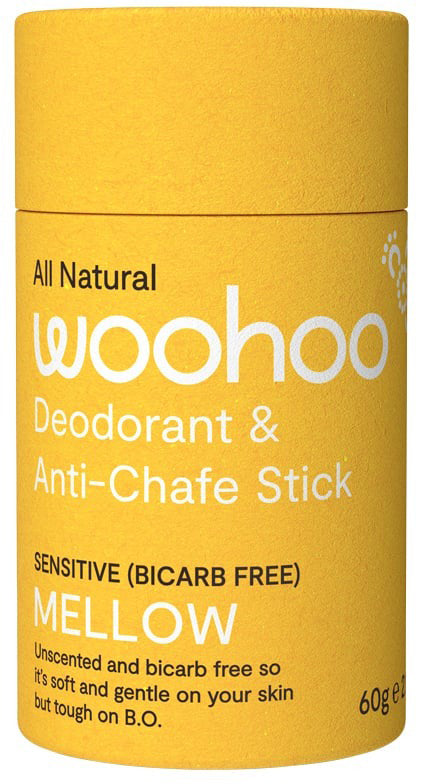 Woohoo Deodorant & Anti-Chafe Stick Mellow (Sensitive) 60g