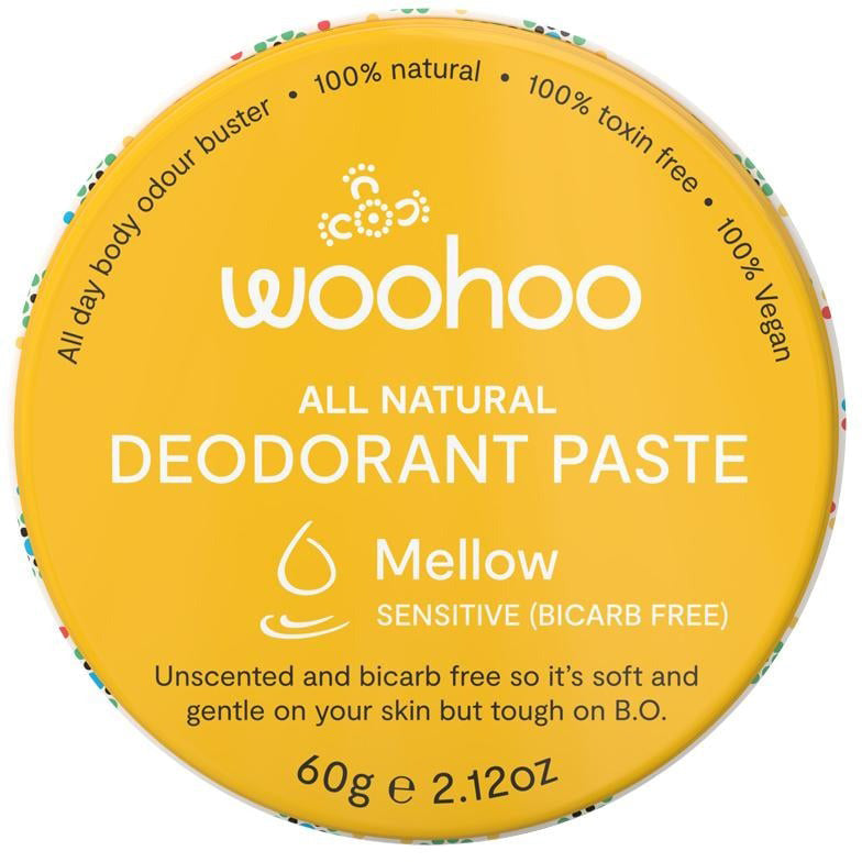 Woohoo Deodorant Paste Mellow (Sensitive) Tin 60g