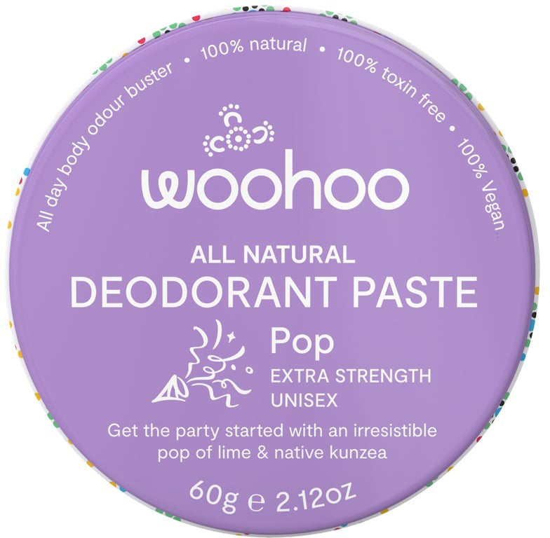 Woohoo Deodorant Paste Pop (Extra Strength) Tin 60g