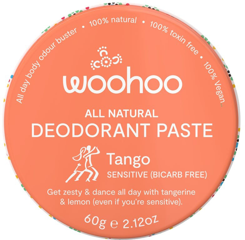 Woohoo Deodorant Paste Tango (Sensitive Bicarb Free) Tin 60g