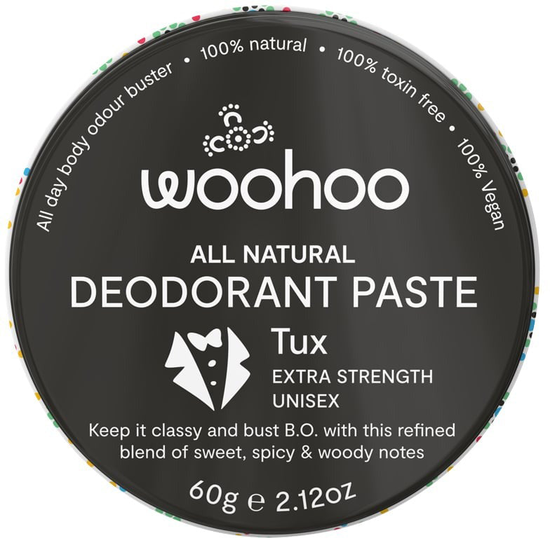 Woohoo Deodorant Paste Tux (Extra Strength) Tin 60g