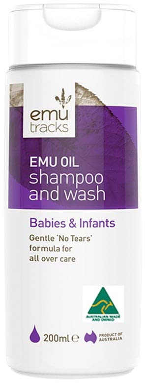 Emu Tracks Emu Oil Shampoo & Wash (Babies & Infants) 200ml