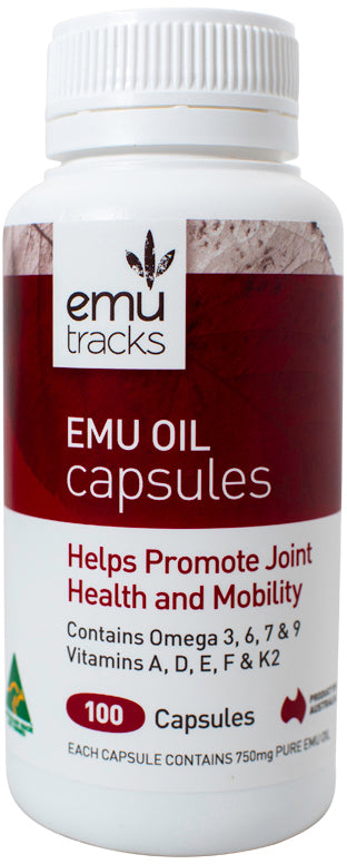 Emu Tracks Emu Oil 100 Capsules