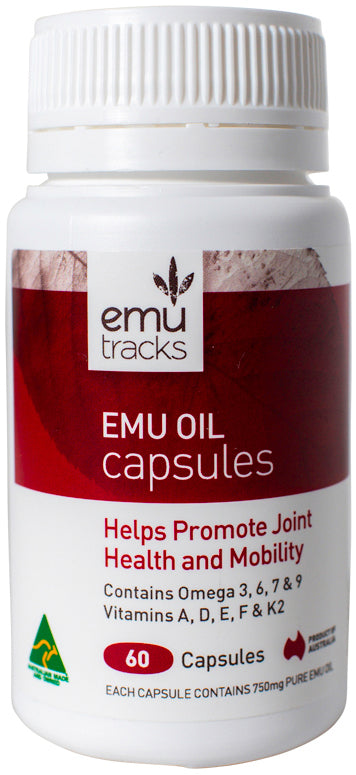 Emu Tracks Emu Oil 60 Capsules