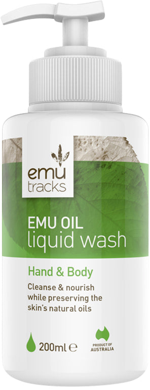 Emu Tracks Emu Oil Liquid Wash (Hand & Body) 200ml