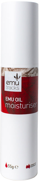 Emu Tracks Emu Oil Moisturiser (Activated Skin Care for Sensitive & Delicate Skin) 55g