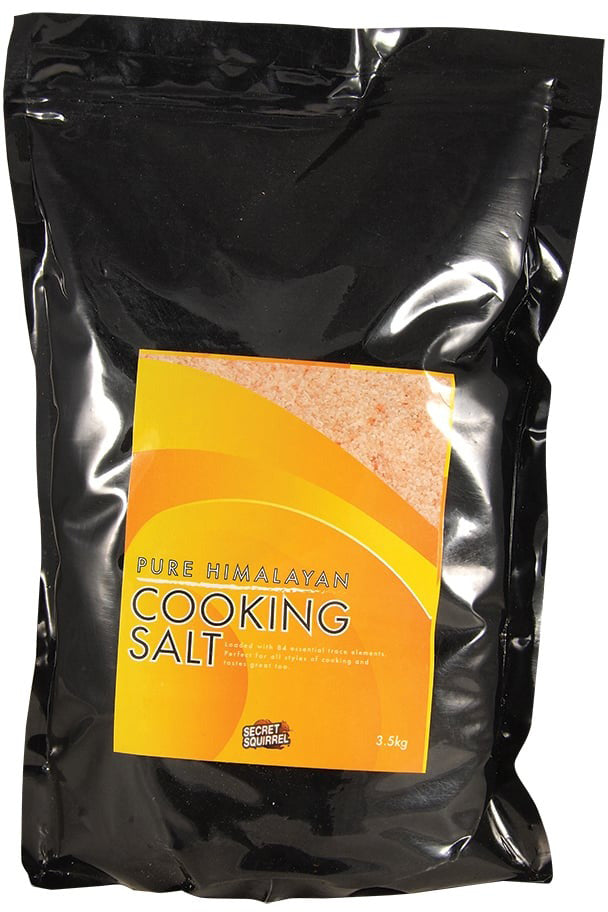 SaltCo Secret Squirrel Pure Himalayan Salt Cooking 3.5kg