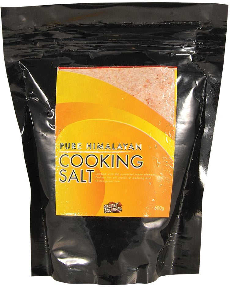 SaltCo Secret Squirrel Pure Himalayan Salt Cooking 600g