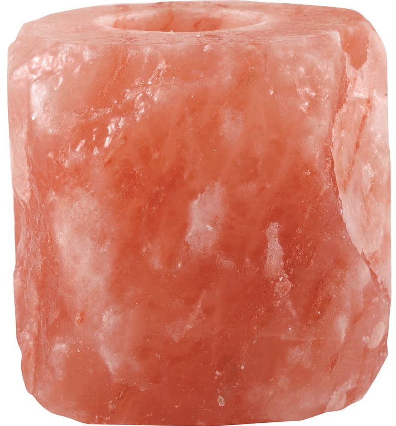 SaltCo Salt Crystal Tea Light Natural