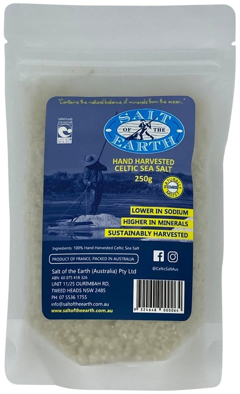 Salt Of The Earth Hand Harvested Celtic Sea Salt Coarse 250g