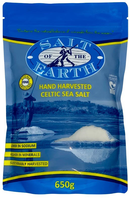 Salt Of The Earth Hand Harvested Celtic Sea Salt Fine 650g