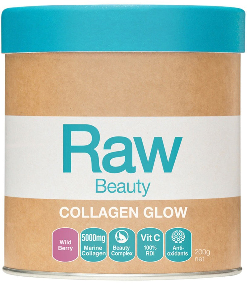 Amazonia Raw Beauty Collagen Glow Wild Berry 200g