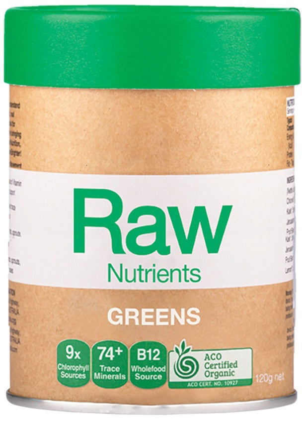 Amazonia Raw Nutrients Organic Greens 120g