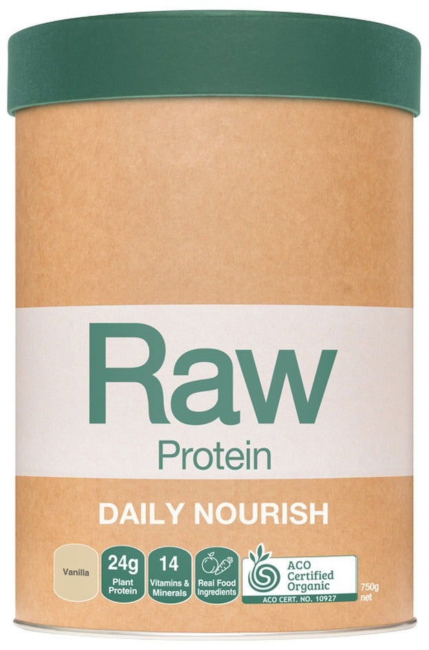 Amazonia Raw Protein Organic Daily Nourish Vanilla 750g