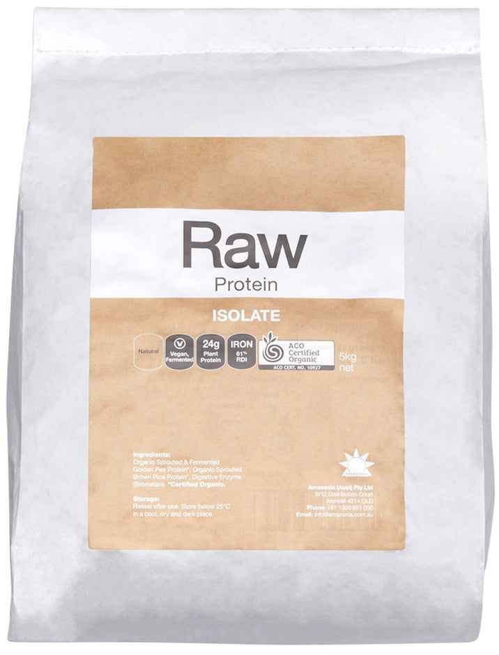 Amazonia Raw Protein Organic Isolate Natural 5kg