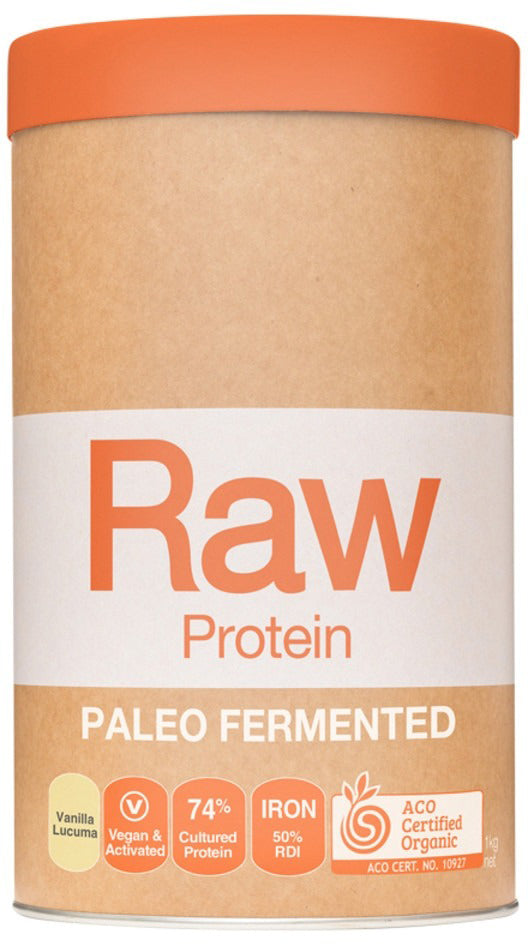 Amazonia Raw Protein Organic Paleo Fermented Vanilla & Lucuma 1kg