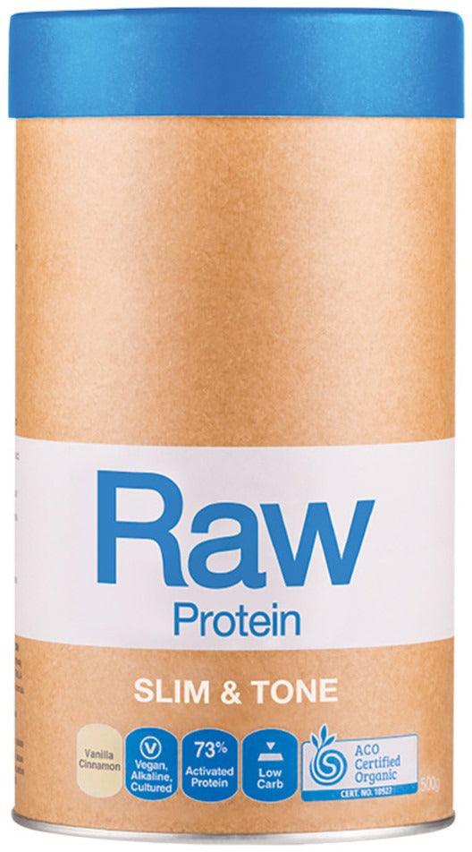 Amazonia Raw Protein Organic Slim & Tone Vanilla & Cinnamon 500g