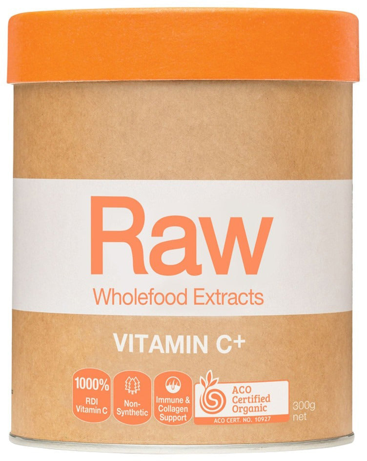 Amazonia Raw Wholefood Extracts Organic Vitamin C+ (Passionfruit Flavour) 300g