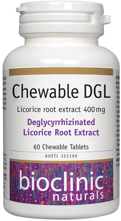 Bioclinic Naturals Chewable DGL 60t