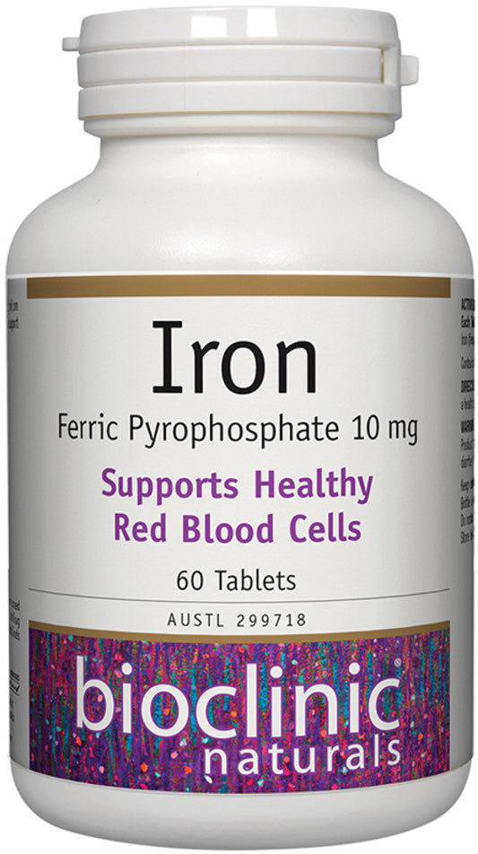 Bioclinic Naturals Iron 10mg 60t