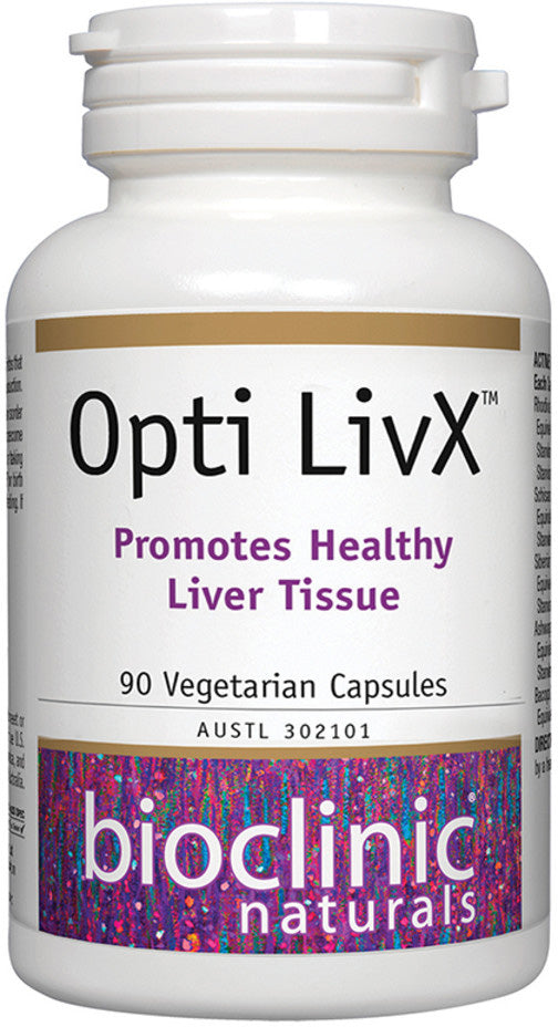 Bioclinic Naturals Opti LivX 90 Veg Capsules