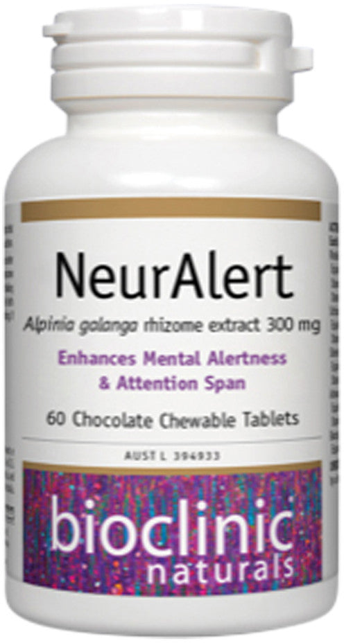 Bioclinic Naturals NeurAlert Chewable 60t