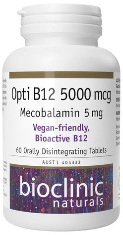 Bioclinic Naturals Opti B12 5000mcg Orally Disintegrating 60t