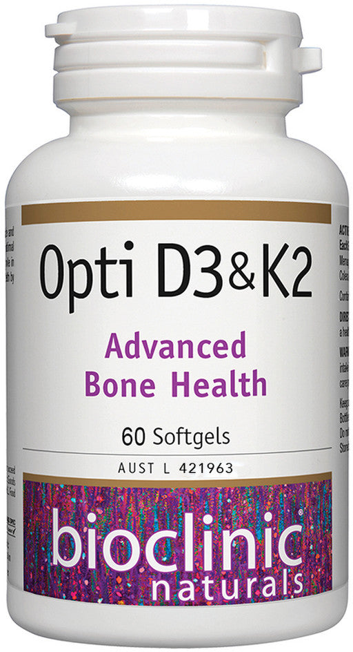 Bioclinic Naturals Opti D3 & K2 60c