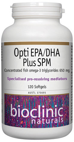 Bioclinic Naturals Opti EPA/DHA Plus SPM 120c