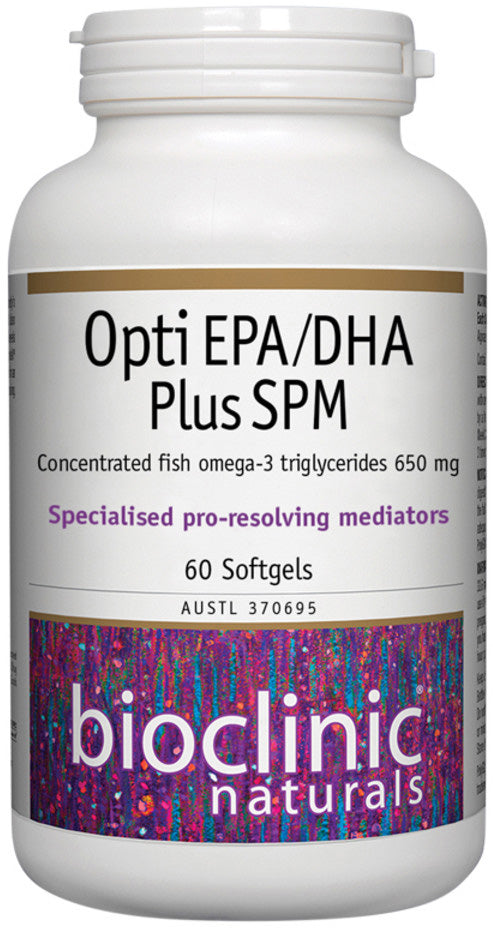 Bioclinic Naturals Opti EPA/DHA Plus SPM 60 Capsules