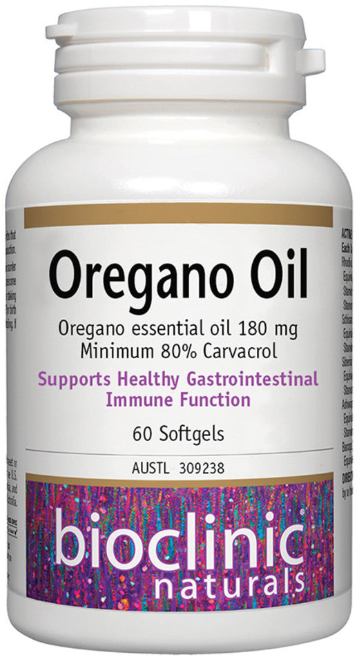 Bioclinic Naturals Oregano Oil 60 Capsules