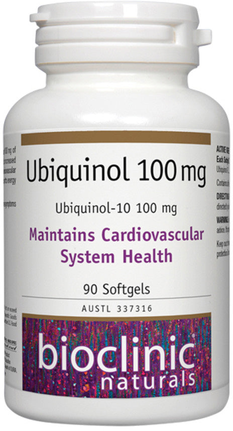 Bioclinic Naturals Ubiquinol 100mg 90 Capsules