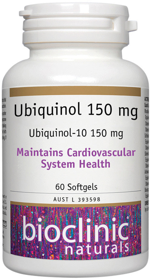 Bioclinic Naturals Ubiquinol 150mg 60 Capsules