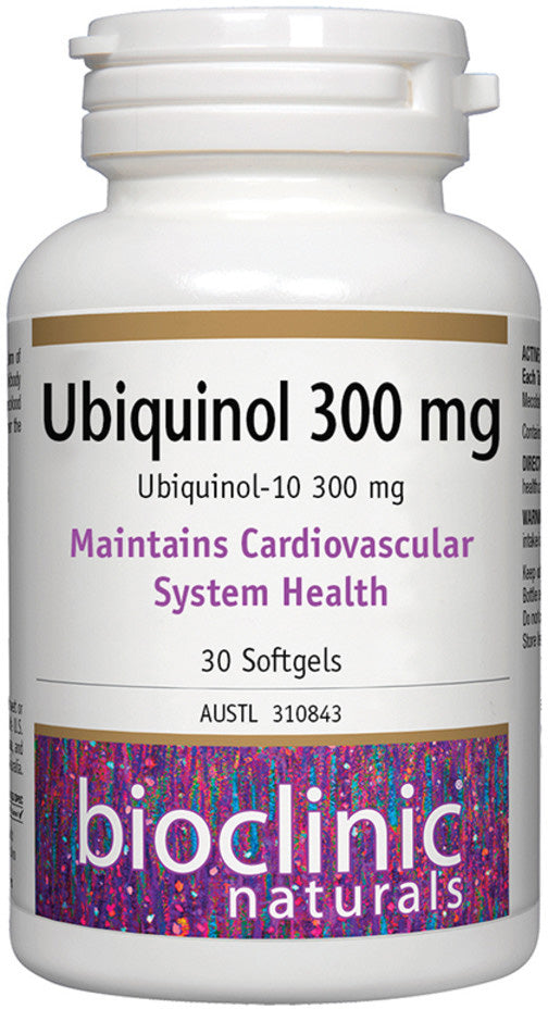 Bioclinic Naturals Ubiquinol 300mg 30 Capsules