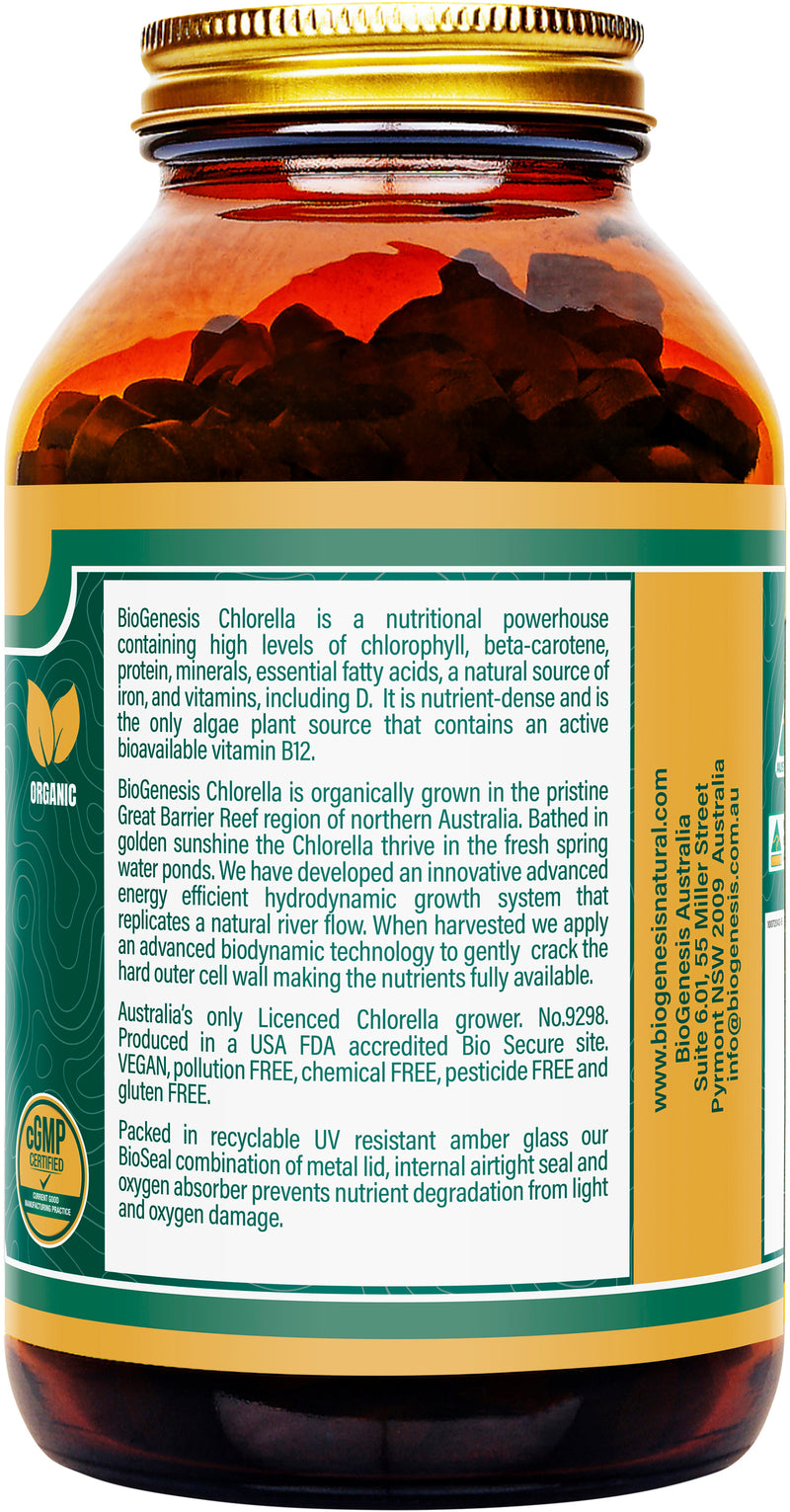 BioGenesis Organic Chlorella 600 Tablets