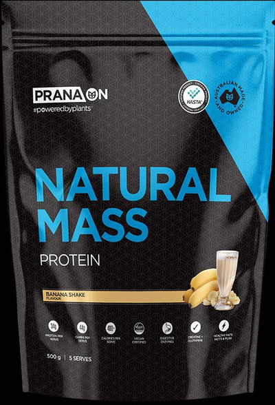 Prana On Natural Mass Protein Pouches 500g