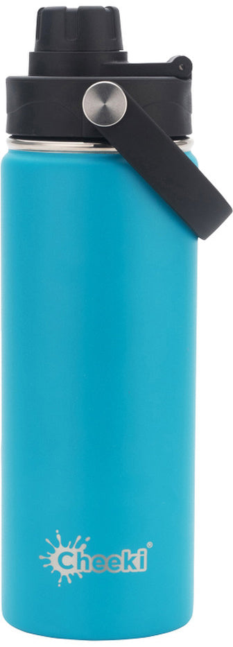 Cheeki Insulated Bottle Adventure Aqua (Small) 600ml