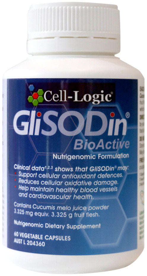 Cell-Logic GliSODin BioActive 60 Vegetable Capsules