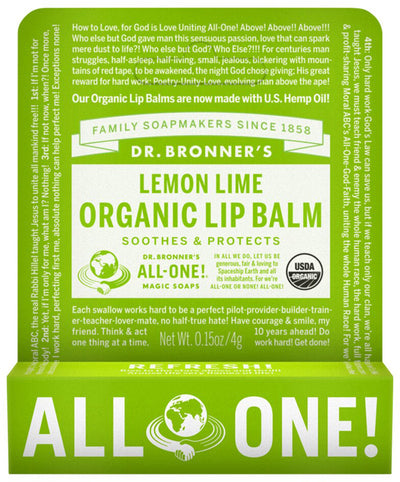 Dr. Bronner's Organic Lip Balm 4g