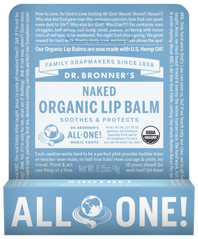 Dr. Bronner's Organic Lip Balm 4g