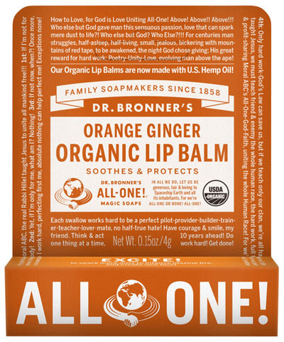 Dr. Bronner's Organic Lip Balm 4g