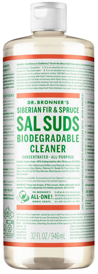 Dr. Bronner's Sal Suds Biodegradable Cleaner Siberian Fir & Spruce