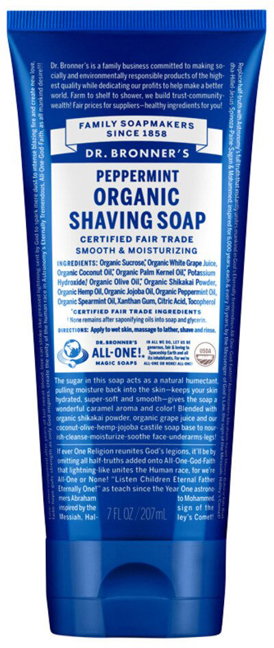 Dr. Bronner's Organic Shaving Soap 207ml