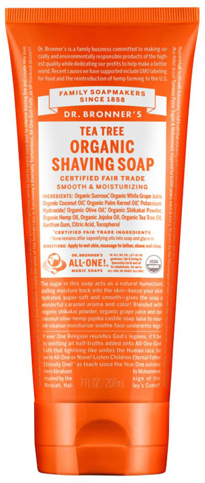 Dr. Bronner's Organic Shaving Soap 207ml