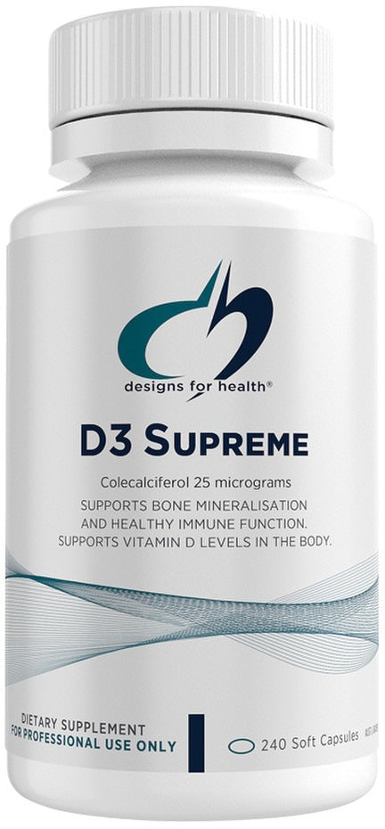 Designs For Health D3 Supreme 240 Capsules